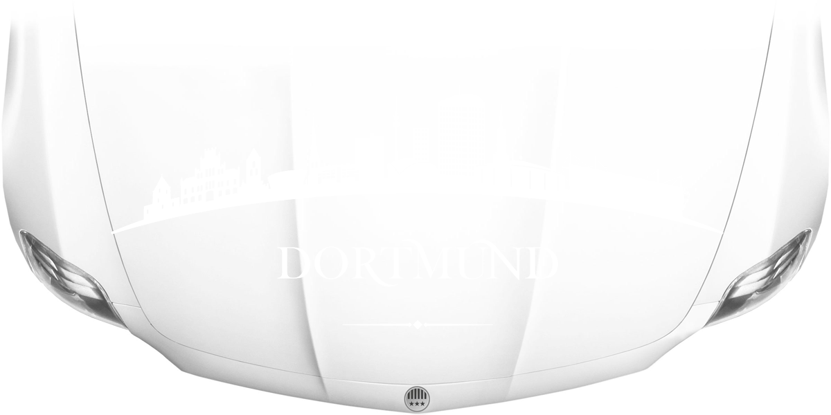 Motorhaubendekor Skyline Dortmund