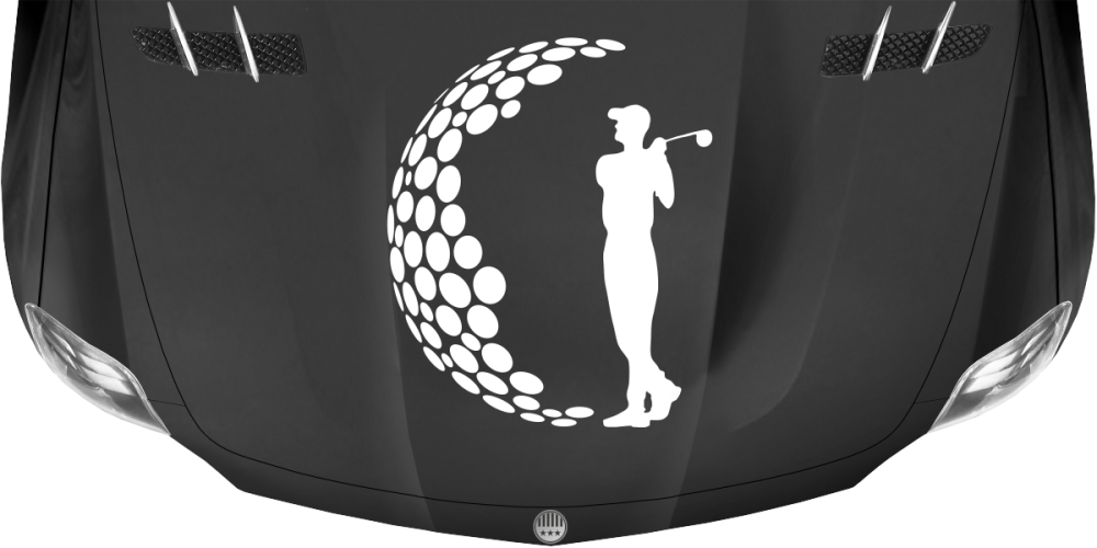 Motorhaubendekor Golf