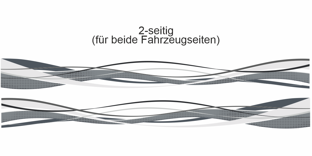 Reisemobil Zierstreifen Design | Set für beide Fahrzeugseiten
