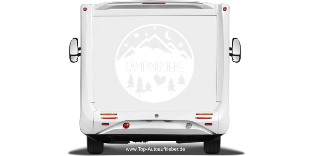 Reisemobilaufkleber Campingliebe