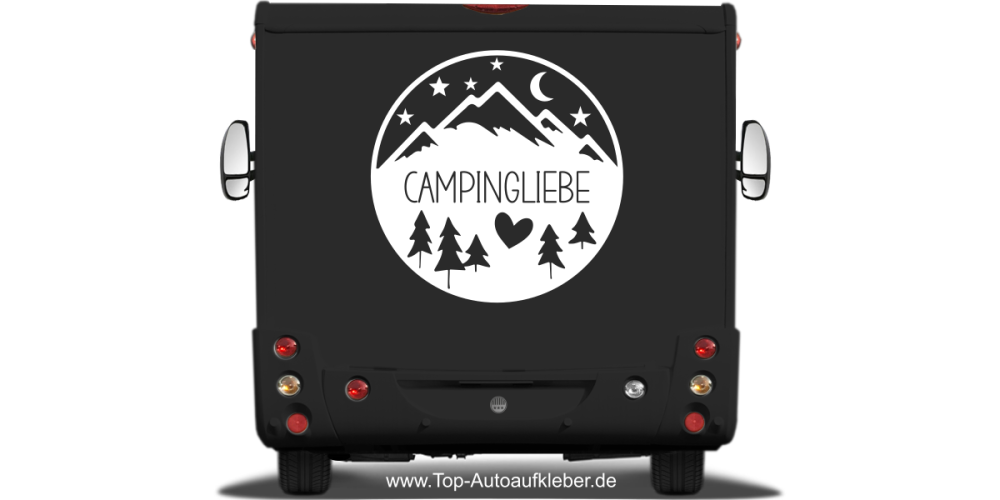 Reisemobilaufkleber Campingliebe