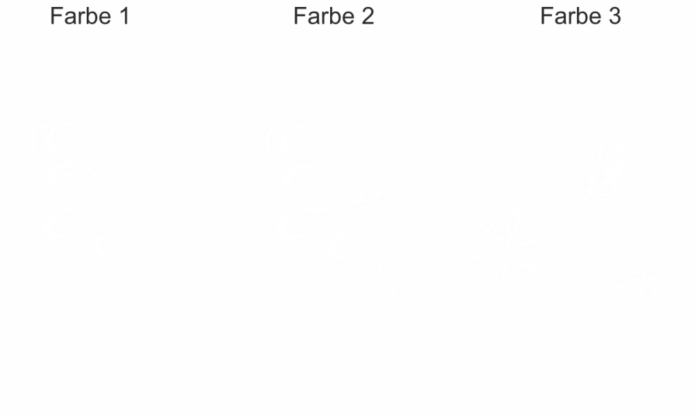 Seitendekor Ornament + Schmetterling | Set für beide Fahrzeugseiten