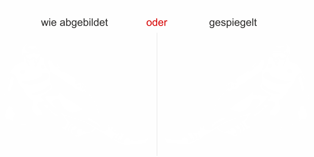 Skifahrer für die Heckscheibe