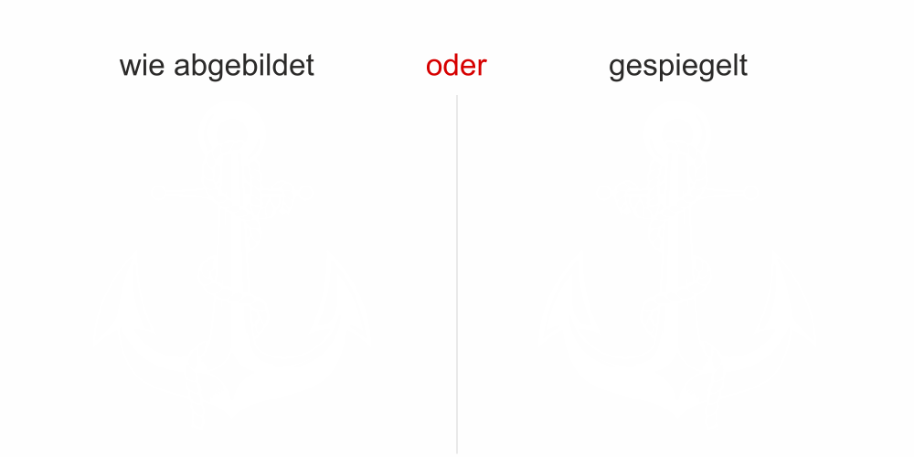 Wohnmobilaufkleber Ankermotiv