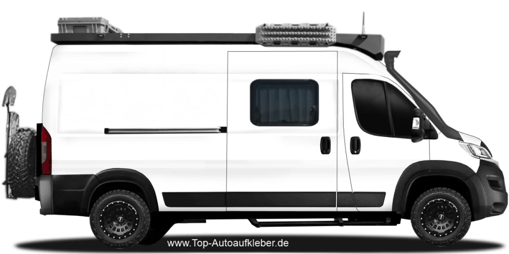 Wohnmobilaufkleber Berge und Meer | Set für beide Fahrzeugseiten Wohnmobilaufkleber Berge und Meer | Set für beide Fahrzeugseiten