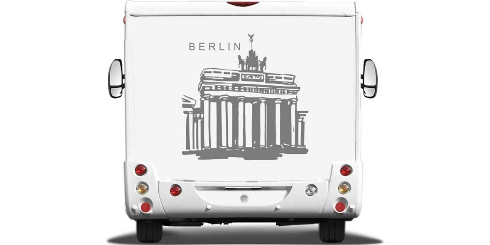 Wohnmobilaufkleber Berlin, Brandenburger Berlin Brandenburger Tor