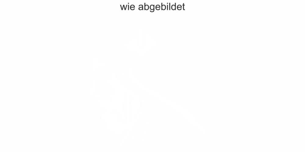 Wohnmobilaufkleber Chinesische Mauer - Ansicht Ausrichtung und Farbauswahl Wohnmobilaufkleber Chinesische Mauer - Ansicht Ausrichtung und Farbauswahl