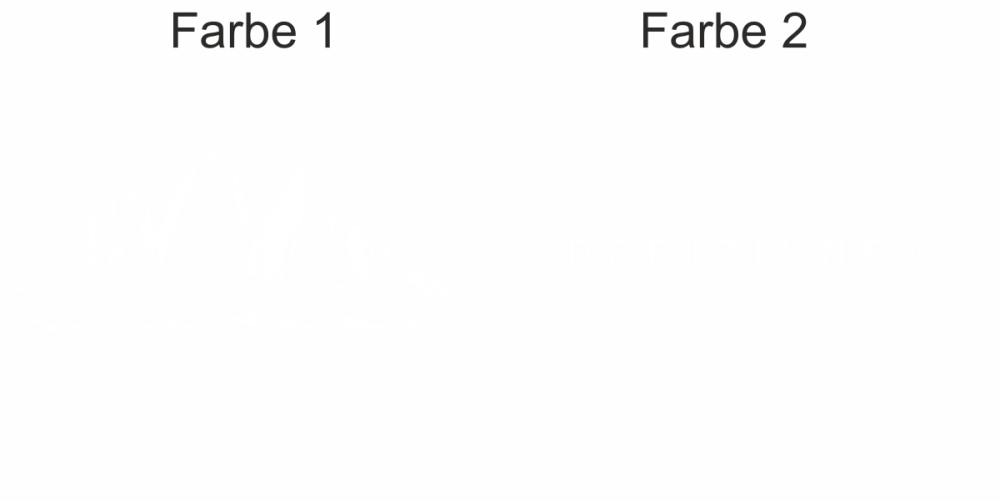 Wohnmobilaufkleber Drei Zinnen - Ansicht Farbauswahl