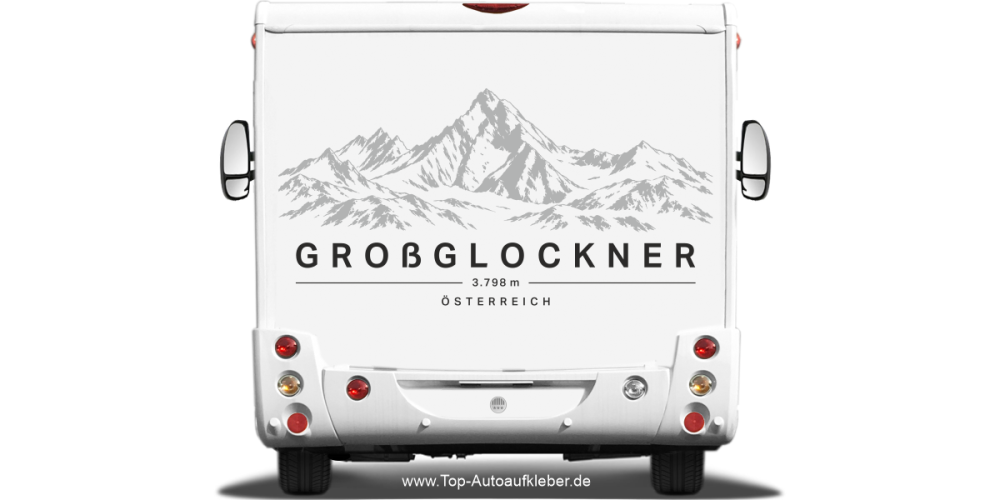 Wohnmobilaufkleber Großglockner