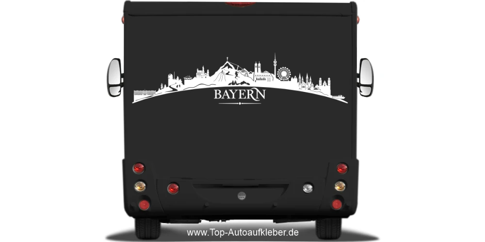 auf dunklem Wohnmobil - Ansicht Farbauswahl