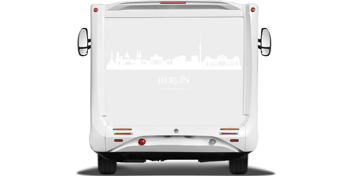 Wohnmobilaufkleber Skyline Berlin