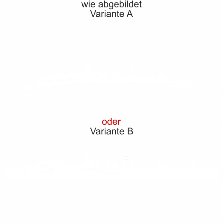 Wohnmobilaufkleber Skyline von Nordrhein-Westfalen - wie abgebildet - Ansicht Farbauswahl - Varianten A und B
