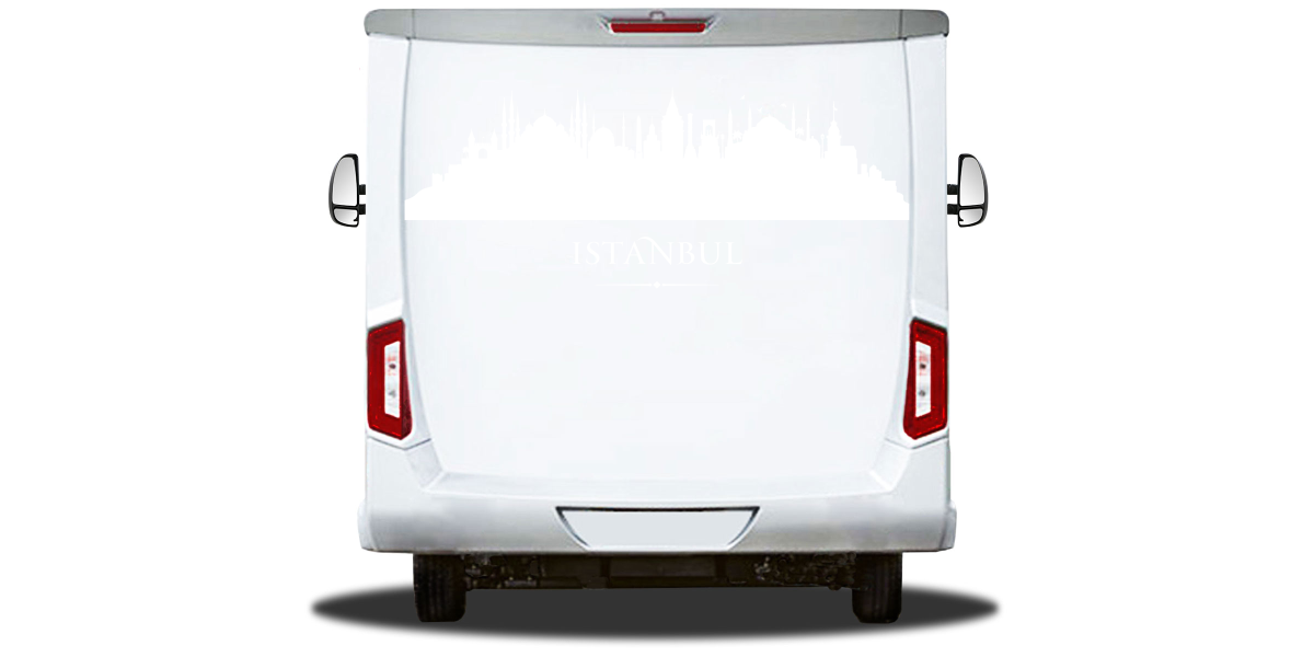 Wohnmobilaufkleber Skyline von Istanbul