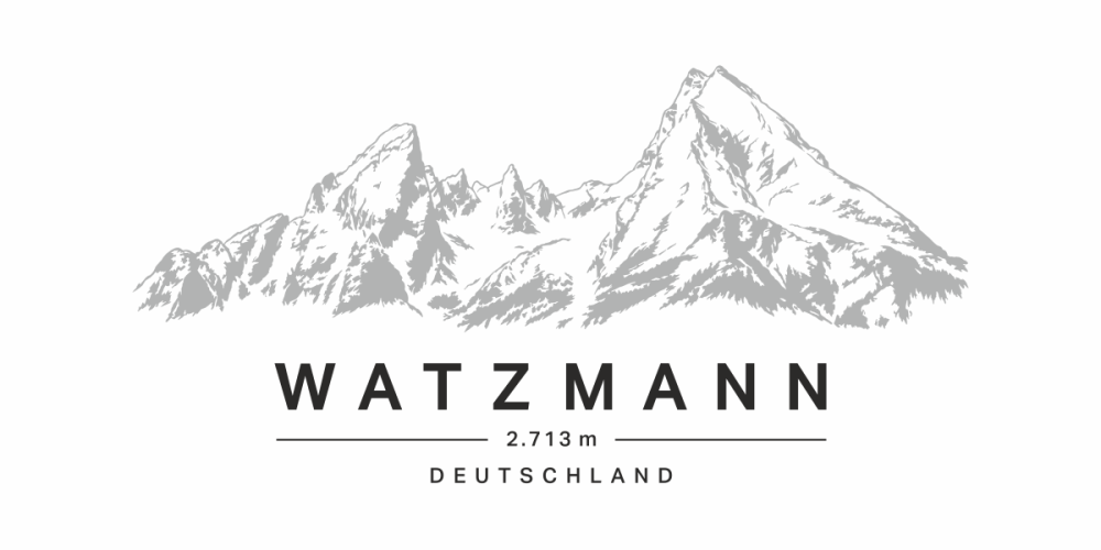 Wohnmobilaufkleber Watzmann