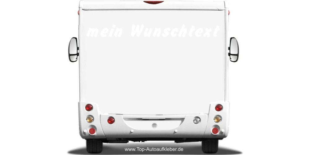Wohnmobilaufkleber Wunschtext | 13