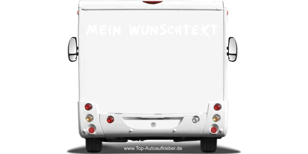 Wohnmobilaufkleber Wunschtext | 14