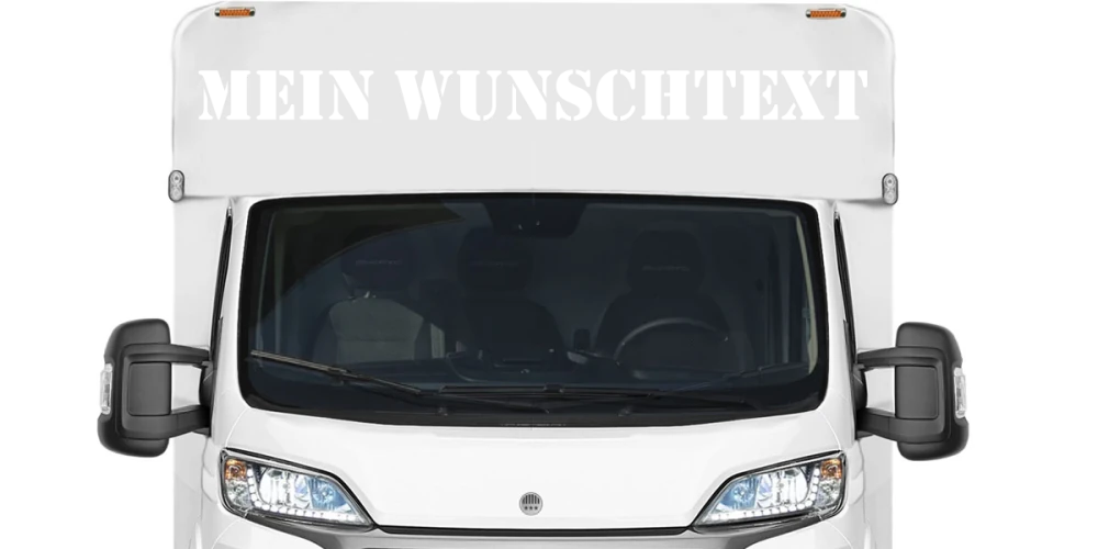 Wohnmobilaufkleber Wunschtext | 15