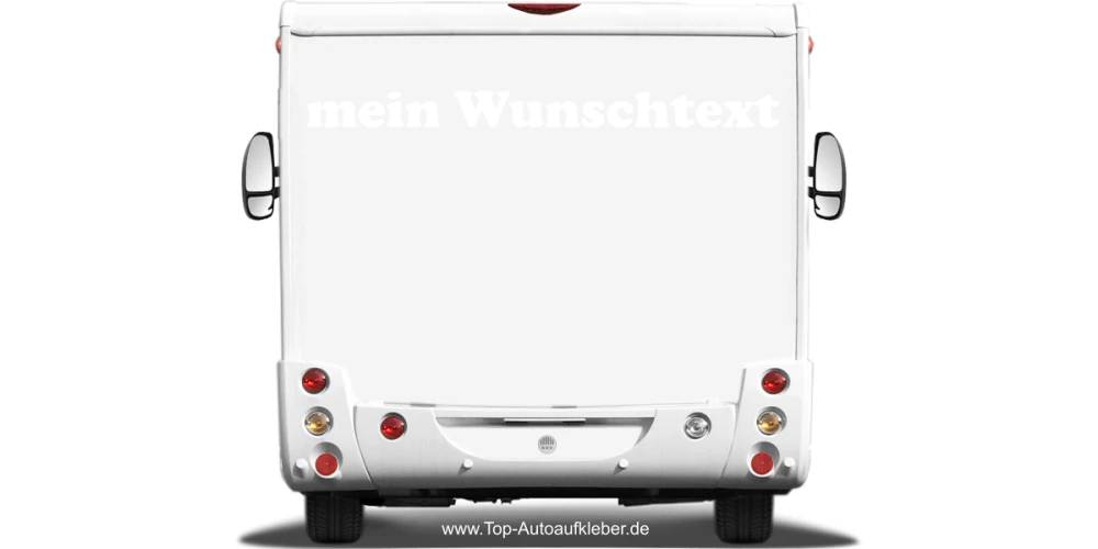 Wohnmobilaufkleber Wunschtext | 21