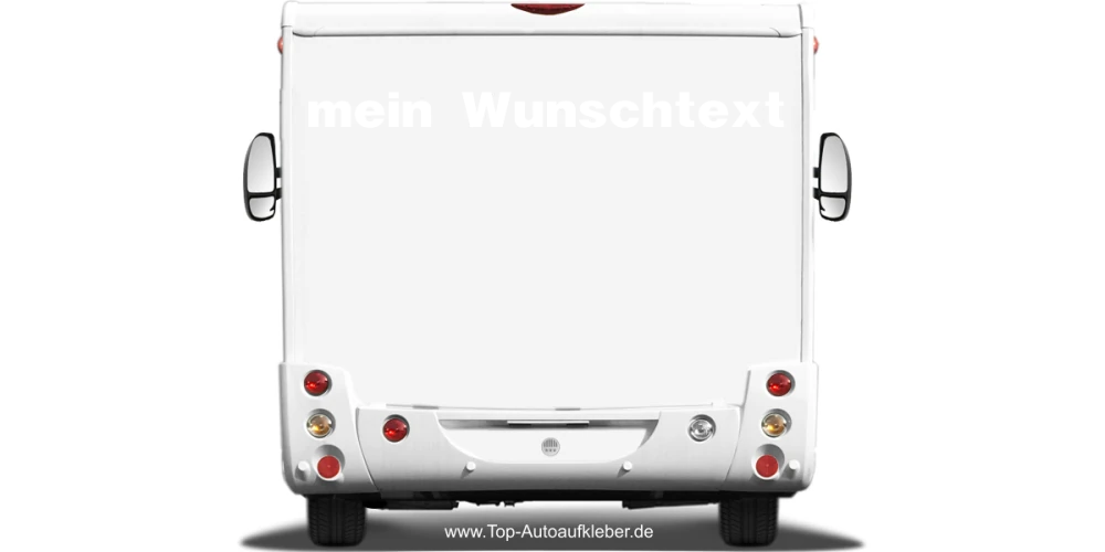 Wohnmobilaufkleber Wunschtext | 27