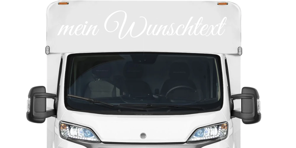 Wohnmobilaufkleber Wunschtext | 5