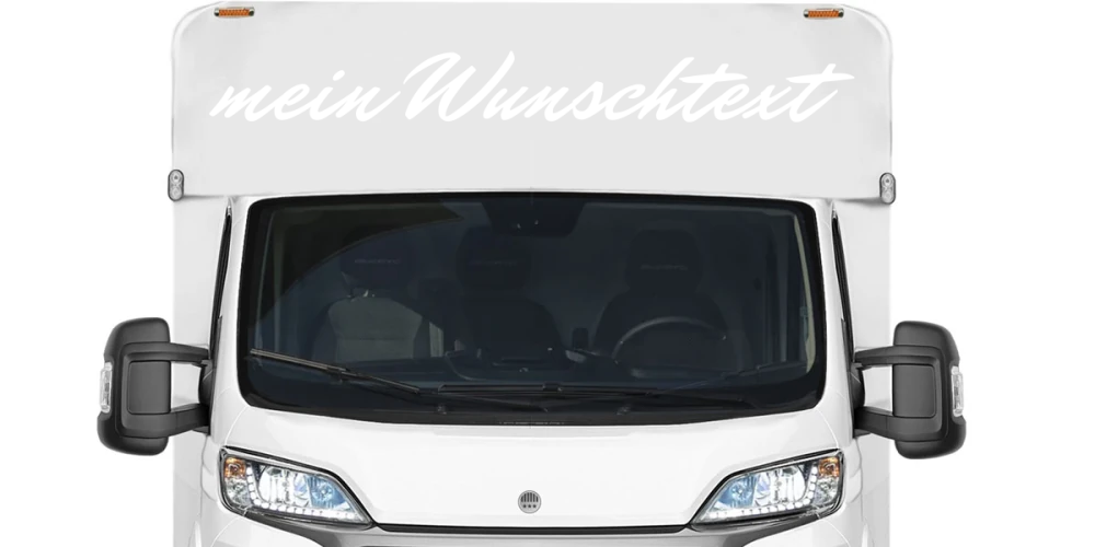 Wohnmobilaufkleber Wunschtext | 7