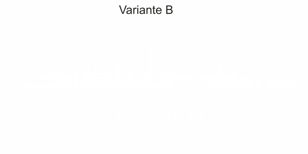 Wohnmobildekor Skyline Duisburg