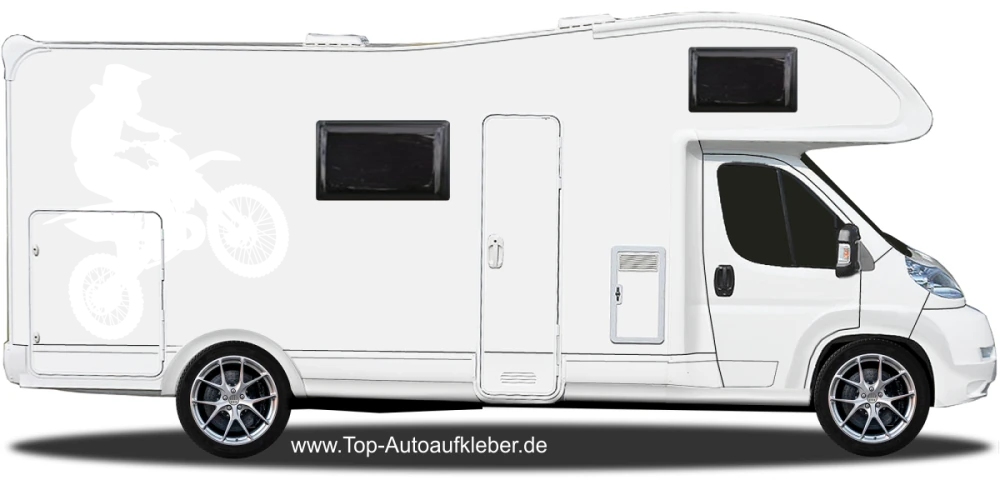 Wohnmobil Aufkleber Motocross Wohnmobil Aufkleber Motocross