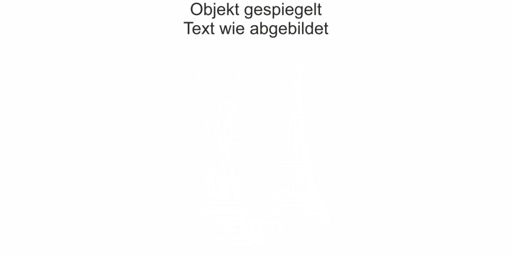 Wohnmobilaufkleber Eiffelturm Paris - Ansicht Ausrichtung und Farbauswahl Wohnmobilaufkleber Eiffelturm Paris - Ansicht Ausrichtung und Farbauswahl