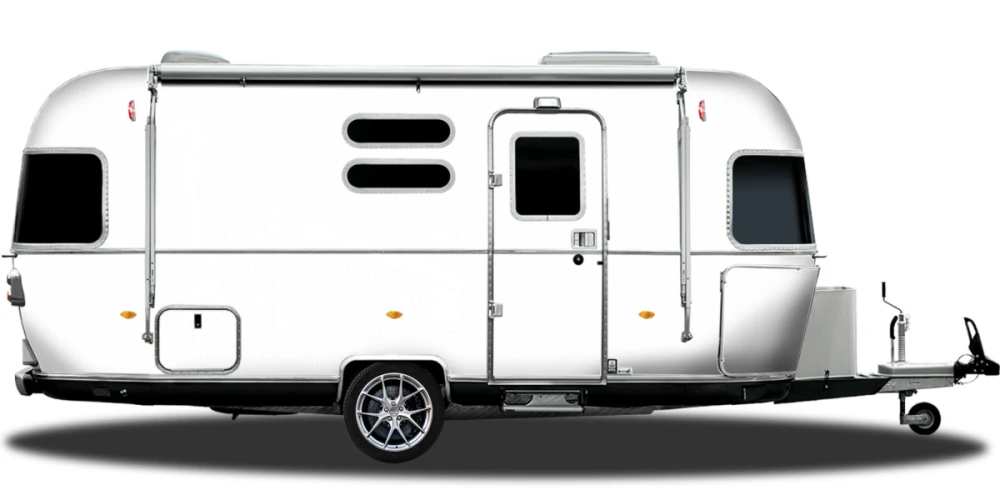 Wohnmobilaufkleber Brooklyn Bridge auf hellem Wohnwagen - Ansicht Farbauswahl
