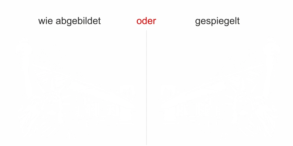 Wohnmobilaufkleber Brooklyn Bridge - Ansicht Ausrichtung und Farbauswahl