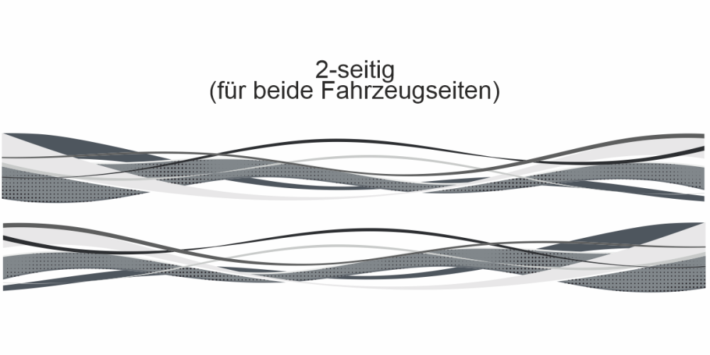 Zierstreifen Design | Set für beide Fahrzeugseiten