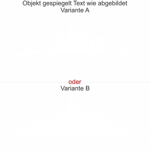 Frankfurter Skyline als Aufkleber für die Heckscheibe - Ansicht Ausrichtung mit Farbauswahl und Variante