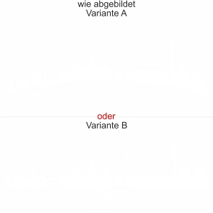 Caravandekor Skyline Hannover - Ansicht Ausrichtung mit Farbauswahl und Variante