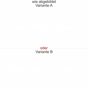 Wohnmobildekor Skyline Duisburg - Ansicht Ausrichtung mit Farbauswahl und Variante