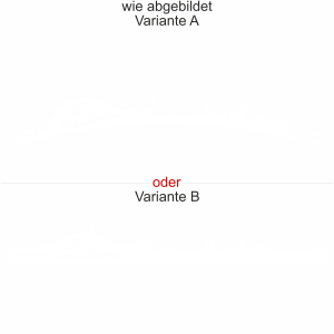 Heckscheibenaufkleber Skyline Baden-Württemberg - wie abgebildet - Ansicht Farbauswahl - Varianten A und B