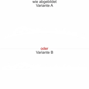 Heckscheibenaufkleber Skyline Baden-Württemberg - wie abgebildet - Ansicht Farbauswahl - Varianten A und B