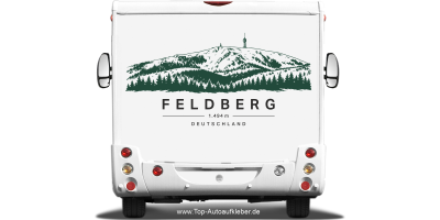 Wohnmobilaufkleber Feldberg