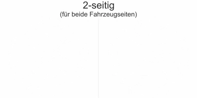 Autoaufkleber Runenkreis des Nordens | Set für beide Fahrzeugseiten