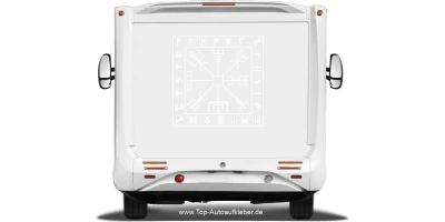 Camper Aufkleber Wegkompass der Wikinger