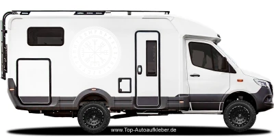Autoaufkleber Wegzeichen Midgards | Set für beide Fahrzeugseiten