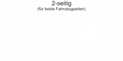 Autoaufkleber Wegzeichen Midgards | Set für beide Fahrzeugseiten