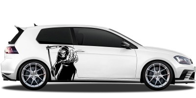 Aufkleberfür das Auto Sensenmann