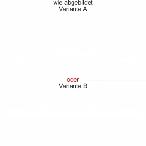 Wohnmobilaufkleber Skyline Thüringen - wie abgebildet - Ansicht Farbauswahl - Varianten A und B