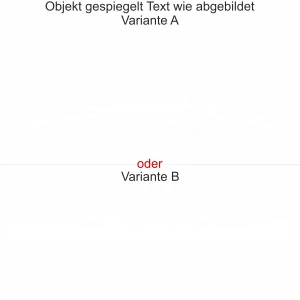 Wohnmobilaufkleber Skyline Thüringen - gespiegelt - Text wie abgebildet - Ansicht Farbauswahl - Varianten A und B