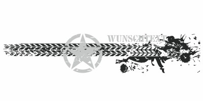 Aufkleber Army Stern USA