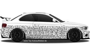 Mobile Preview: Autoaufkleber mit Camouflage Muster