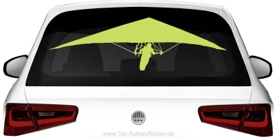 Heckscheiben Aufkleber Drachenflieger