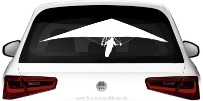 Aufkleber Drachenflieger Autoheck