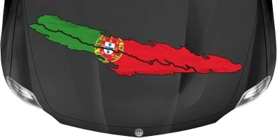 Aufkleber Fahne Portugal