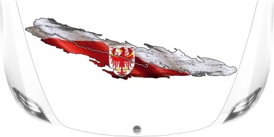 Aufkleber Fahne Südtirol